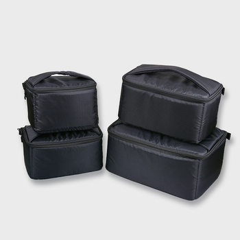 Taška na zrkadlovku — vodeodolná, odolná voči opotrebeniu i otrasom; materiál: polyester; podšívka: polyester; štýl: kabelka; jar 2024