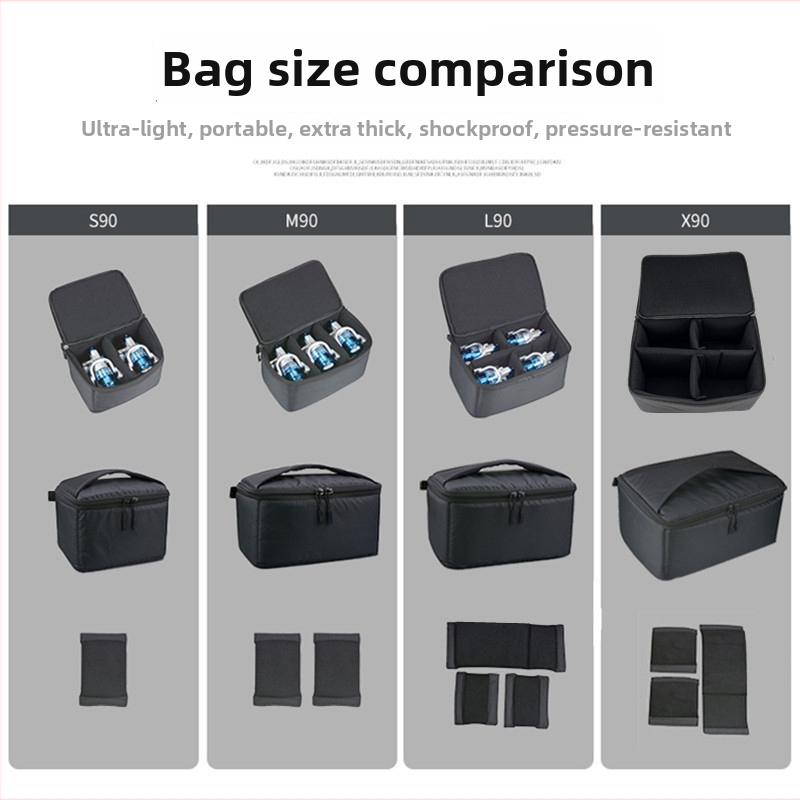 Taška na zrkadlovku — vodeodolná, odolná voči opotrebeniu i otrasom; materiál: polyester; podšívka: polyester; štýl: kabelka; jar 2024