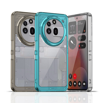 Carcasă Rugged Shield pentru Nothing Phone 3a Pro – acrilic transparent, TPU + acrilic, Rezistentă la șocuri, Disipare a căldurii, Atașare magnetică