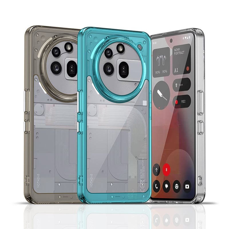 Carcasă Rugged Shield pentru Nothing Phone 3a Pro – acrilic transparent, TPU + acrilic, Rezistentă la șocuri, Disipare a căldurii, Atașare magnetică
