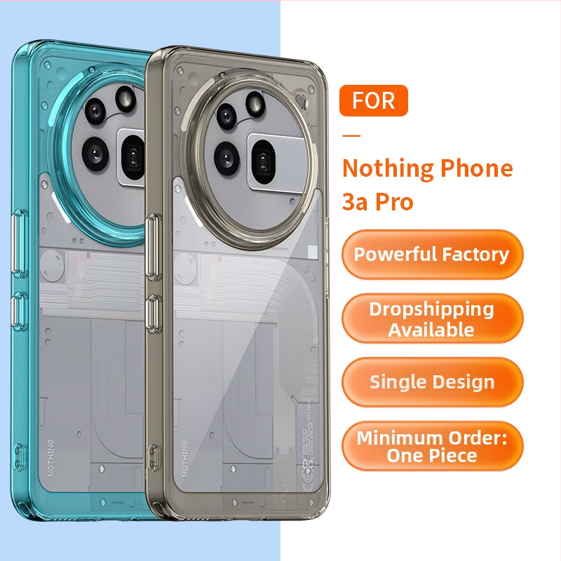 Carcasă Rugged Shield pentru Nothing Phone 3a Pro – acrilic transparent, TPU + acrilic, Rezistentă la șocuri, Disipare a căldurii, Atașare magnetică