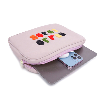 Θήκη λάπτοπ με φρέσκο και γλυκό στυλ, μοτίβο κειμένου; εξωτερικά νάιλον, αδιάβροχη, υπερ-ελαφριά, ανθεκτική στους κραδασμούς; επένδυση πολυεστέρα