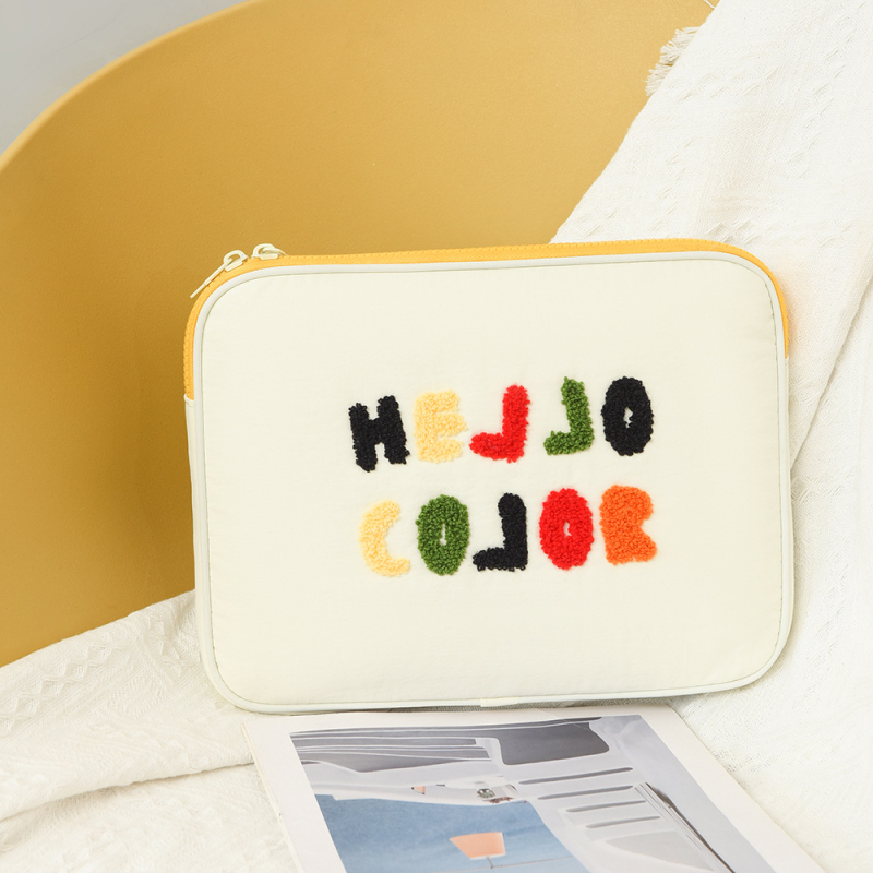 Θήκη λάπτοπ με φρέσκο και γλυκό στυλ, μοτίβο κειμένου; εξωτερικά νάιλον, αδιάβροχη, υπερ-ελαφριά, ανθεκτική στους κραδασμούς; επένδυση πολυεστέρα