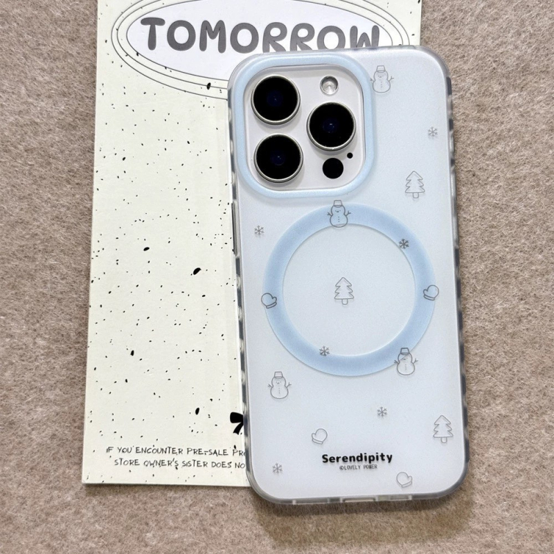 Magnetiska tālruņa turētājs Penguin Splash Ink dizainā, TPU krāsots, izturīgs pret kritieniem, saderīgs ar iPhone 7, X, XS, XR, 11 Pro/Max, 12 Pro/Max, 12 Mini, 13 Pro/Max, 14 Pro/Max