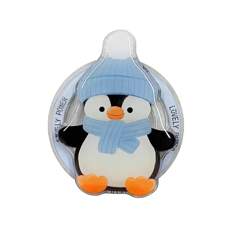 Magnetiska tālruņa turētājs Penguin Splash Ink dizainā, TPU krāsots, izturīgs pret kritieniem, saderīgs ar iPhone 7, X, XS, XR, 11 Pro/Max, 12 Pro/Max, 12 Mini, 13 Pro/Max, 14 Pro/Max