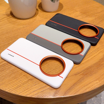 Carcasă de protecție Huawei Mate70Air – husă rigidă din piele PU, stil minimalist, cu butoane metalice și protecție anti-cădere