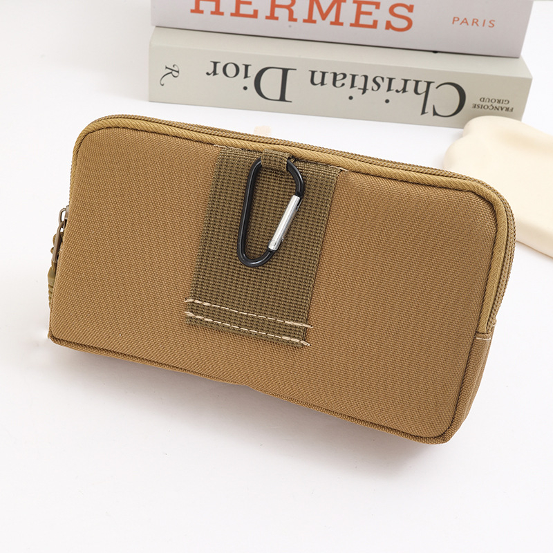 Geantă de telefon pentru bărbați Xuqi, stil urban simplu, material Oxford, lansare primăvara 2025.