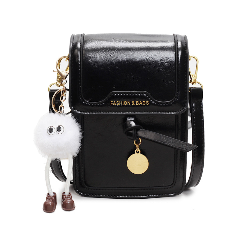 Női telefon táska, crossbody, függőleges négyszög alak, PU bőr, mágneszár, poliészter bélés, egy vállpánt, mindennapi használatra, tavasz 2025, márka Chuang ge shi dai