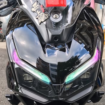 Fényszóró fólia Wuyang Honda NWT150-hoz, szilikon anyag, öntapadó telepítés, vízálló és karcolásálló