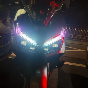 Fényszóró fólia Wuyang Honda NWT150-hoz, szilikon anyag, öntapadó telepítés, vízálló és karcolásálló