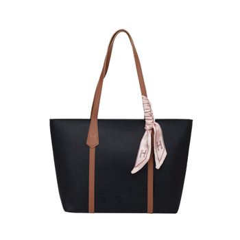 Torba preko ramena tip tote, ulični stil, PU materijal, vodoravni kvadratni oblik, zatvarač, džep za telefon