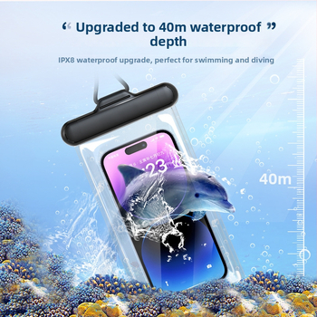 TPU vandeniui atsparus telefono dėklas, karšto presavimo technologija, personalizacija galima, unisex stilius, vienos spalvos dizainas