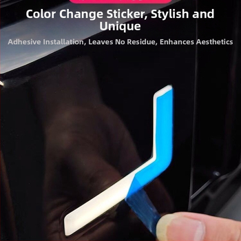 Dienos važiavimo šviesų plėvelė Jietu Traveler – TPU medžiaga, grotelės dekoratyvinė plėvelė ir šviesi raidės etiketė