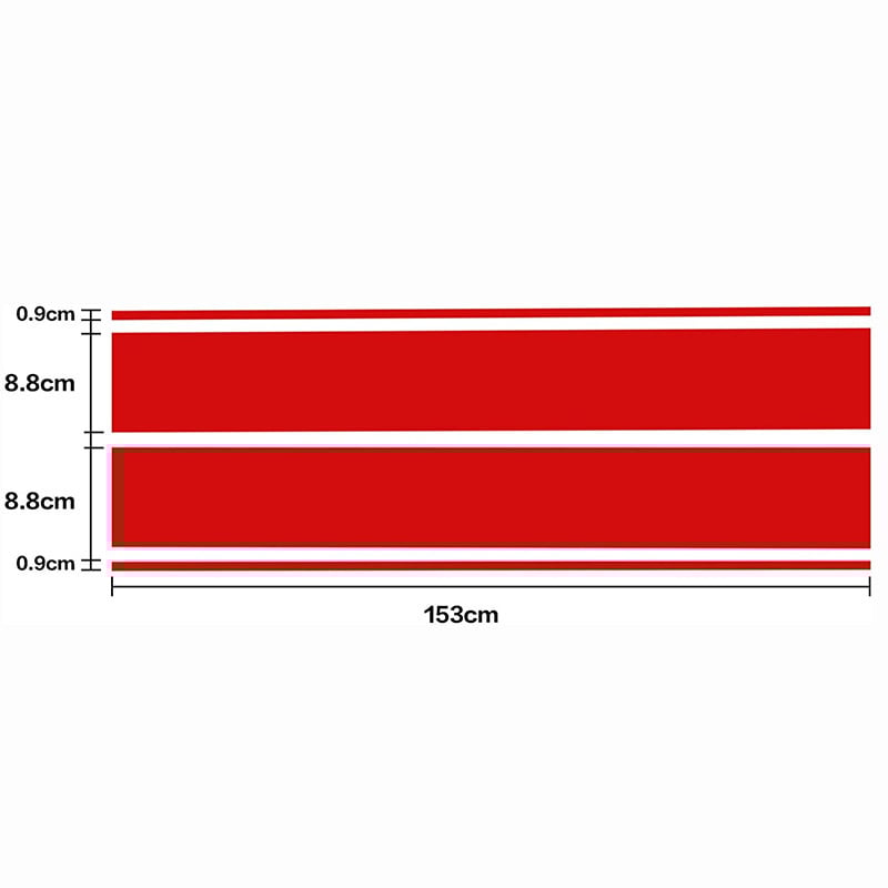 Αυτοκόλλητο διακόσμησης καπό αυτοκινήτου — ρίγες με καμπύλη κορδέλα, εγκατάσταση με αυτοκόλλητο, μάρκα Traveler, κωδικός Ali-697014947005