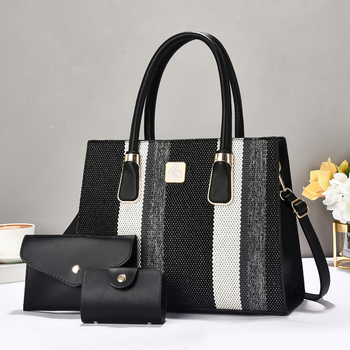 Geantă Tote, PU piele, stil urban, închidere cu fermoar, buzunar pentru documente