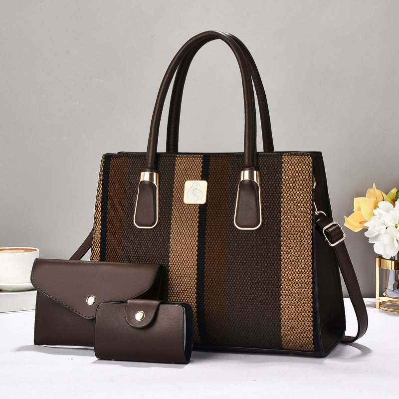 Geantă Tote, PU piele, stil urban, închidere cu fermoar, buzunar pentru documente