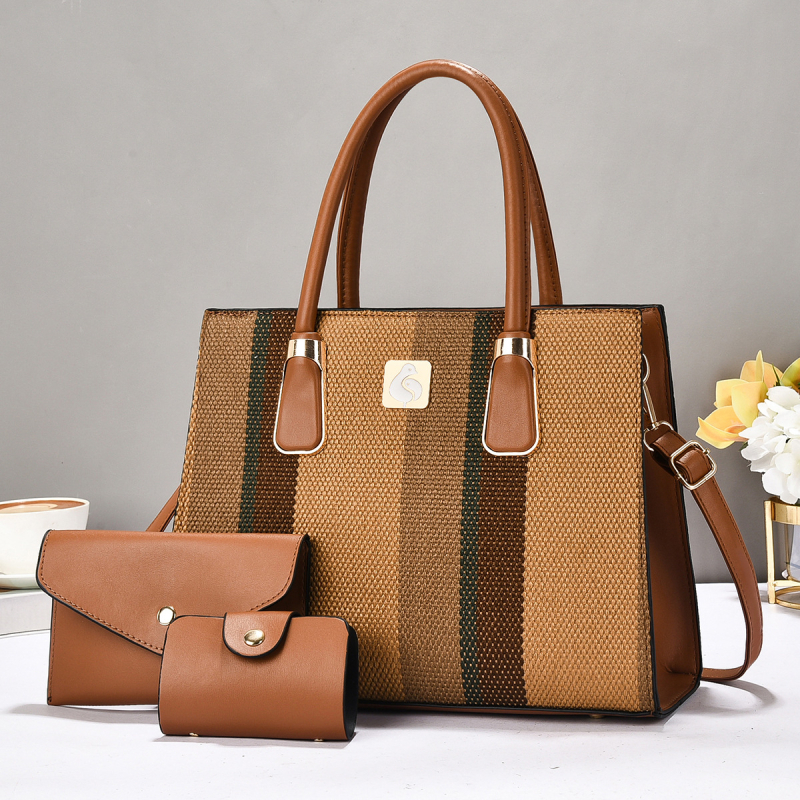 Geantă Tote, PU piele, stil urban, închidere cu fermoar, buzunar pentru documente