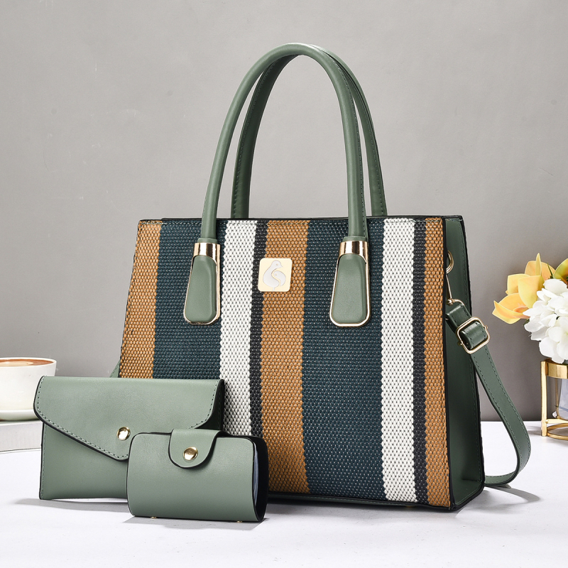 Geantă Tote, PU piele, stil urban, închidere cu fermoar, buzunar pentru documente