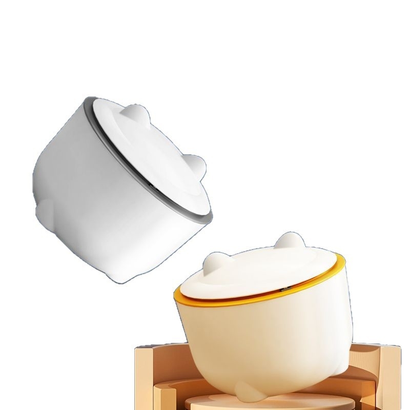 Kanta za mačje izmet s poklopcem, okrugla PVC konstrukcija, zatvorena mačja toalet