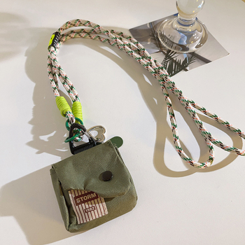 Șnur de telefon cu curea lungă crossbody și buzunar pentru portofel – poliester, curea din nylon, cataramă din plastic, accesoriu cu personaj desen