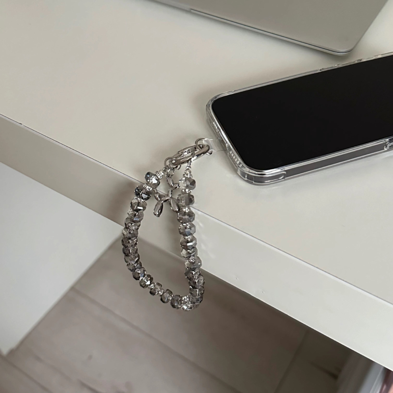 Kristalni lančić za telefon s voćnim uzorkom, ručno izrađeno, lagani luksuz, privjesak za mobitel