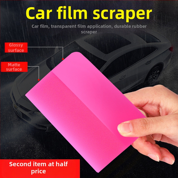 Automobiļu krāsojumu plēves uzklāšanas instruments | Nevidējams automašīnas apdares skrābs | Mīksta gumijas skrābs