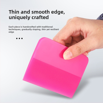 Automobiļu krāsojumu plēves uzklāšanas instruments | Nevidējams automašīnas apdares skrābs | Mīksta gumijas skrābs