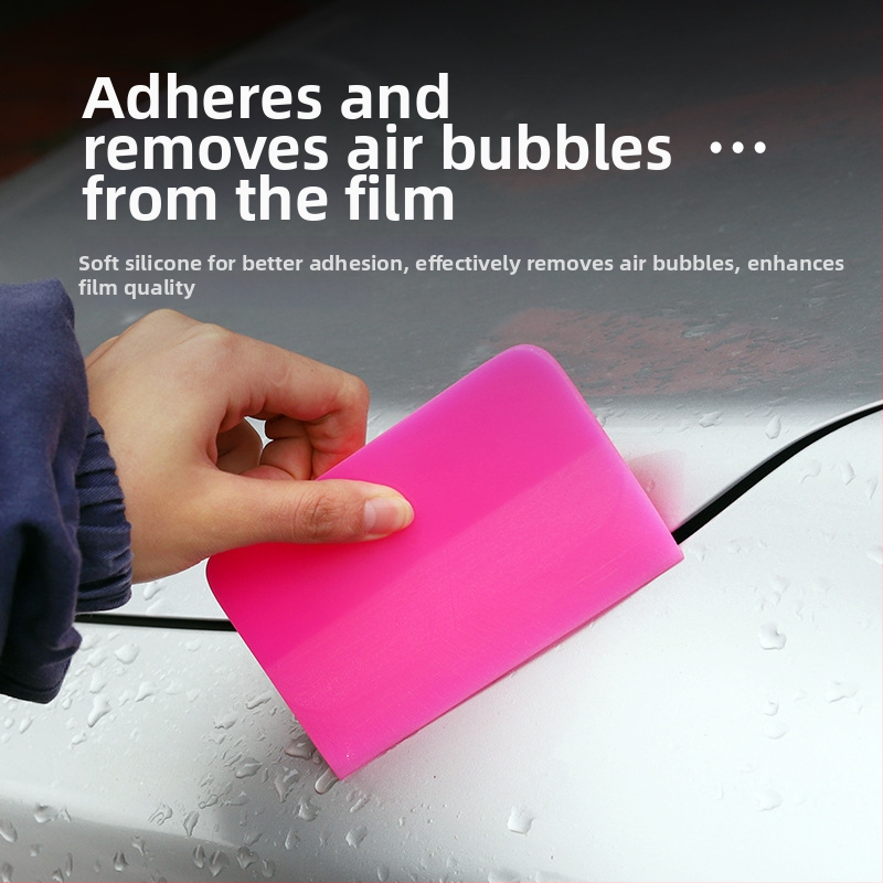 Automobiļu krāsojumu plēves uzklāšanas instruments | Nevidējams automašīnas apdares skrābs | Mīksta gumijas skrābs