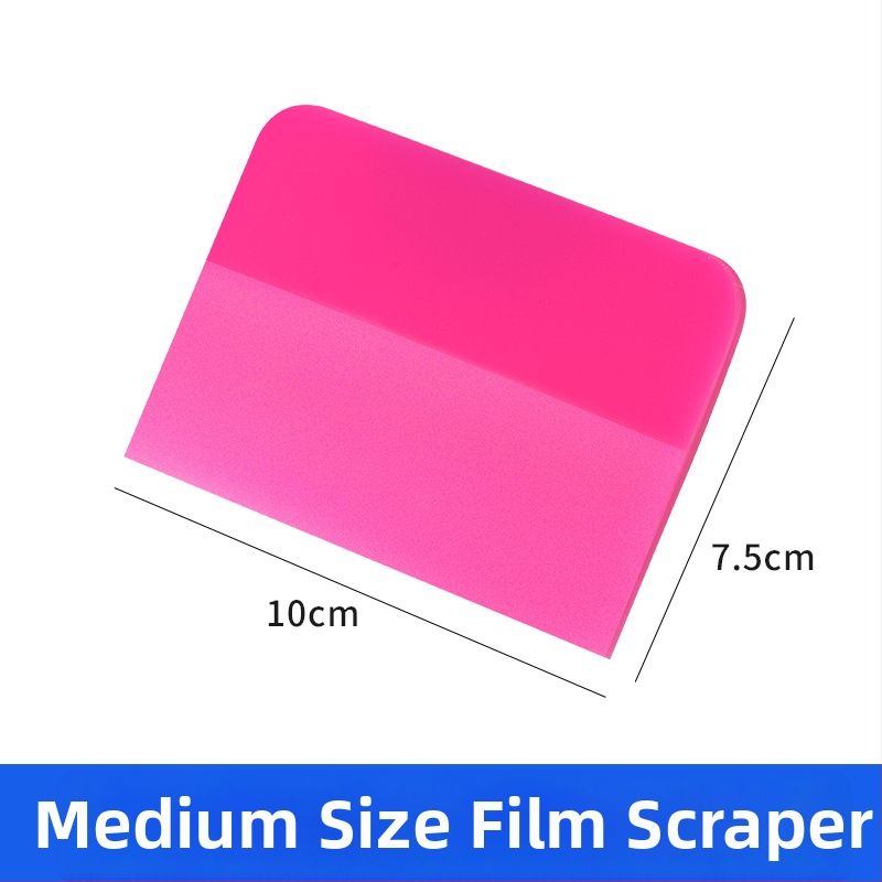 Automobiļu krāsojumu plēves uzklāšanas instruments | Nevidējams automašīnas apdares skrābs | Mīksta gumijas skrābs