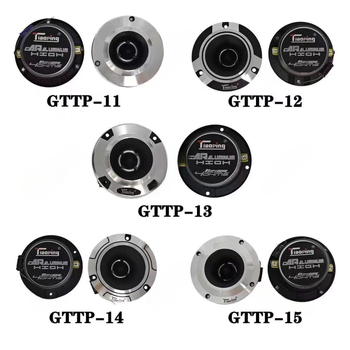 Automobilski aluminijski tweeter, GTTP-11–GTTP-15, 4 Ω, 150 W, 35 Hz–20 kHz
