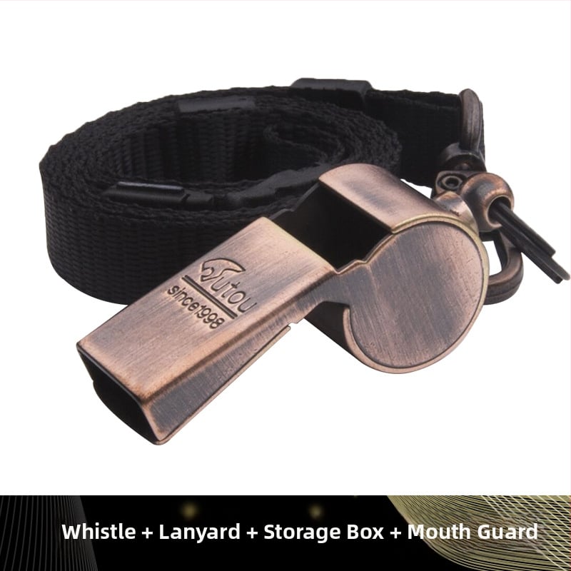 Tigro galvos švilpukas – aukšto tono, metalo konstrukcija, teisėjo švilpukas lauko veiklai, nelaimės atvejams ir šeimos naudojimui