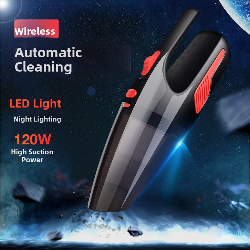 Automobilski usisavač sa upaljačem, kompaktni, snažan usis 6000Pa, 12V, 120W, kabel duljine 4,2 m