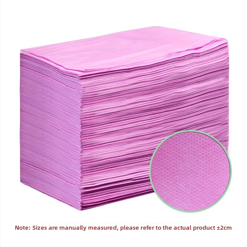 Vienkartinė patalynė, storesnis netinkas audinys, riebalų atsparus, atsparus vandeniui, kvėpuojantis, viešbučiams ir SPA