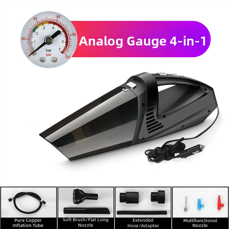 Usisavač za automobil XJ-006, tip upaljač, 120W, 12V, usisna snaga 5500Pa