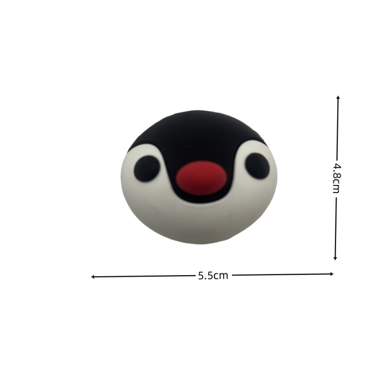 Crtani obiteljski magnetski frižider s pingvinima – silikon, crtani stil, magnetska privlačnost, dodatak za futrolu za telefon