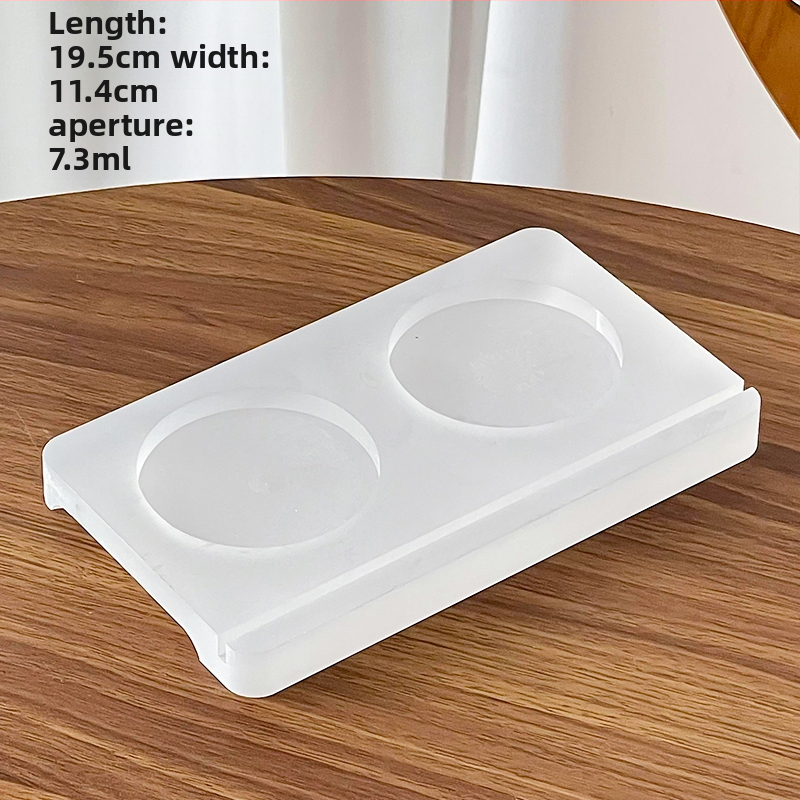 Nauja Kinijos stiliaus arbatos ir gėrimų padėklas su akrilo viršutine dalimi ir medine baze su trimis skylėmis