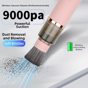 Manji käsitsi juhtmeta tolmuimeja auto ja kodu jaoks, USB toide, 25 W, sisseehitatud 1600–2000 mAh aku, imemine >5000 Pa
