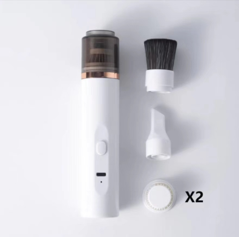 Manji käsitsi juhtmeta tolmuimeja auto ja kodu jaoks, USB toide, 25 W, sisseehitatud 1600–2000 mAh aku, imemine >5000 Pa