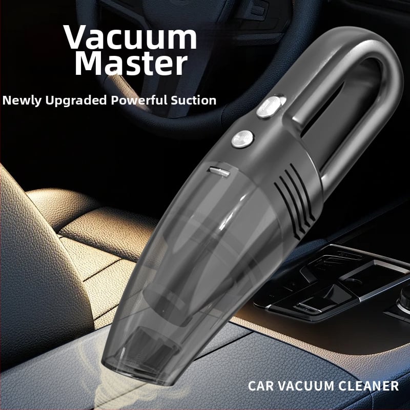 Ručný bezdrôtový vysávač do auta, sacie sily 4500Pa, 60W, napätie 7.4V/12V, nabíjací kábel 300 cm