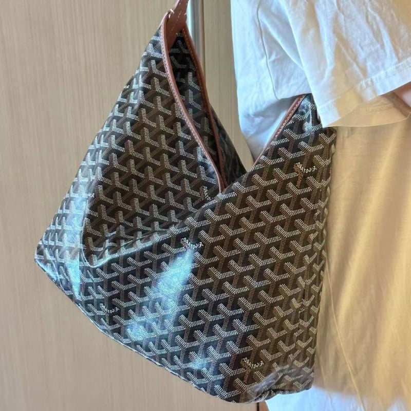 Goya tote torba s dogtooth uzorkom, PU materijal, zatvarač, podstava od poliester-pamuk, karirani uzorak