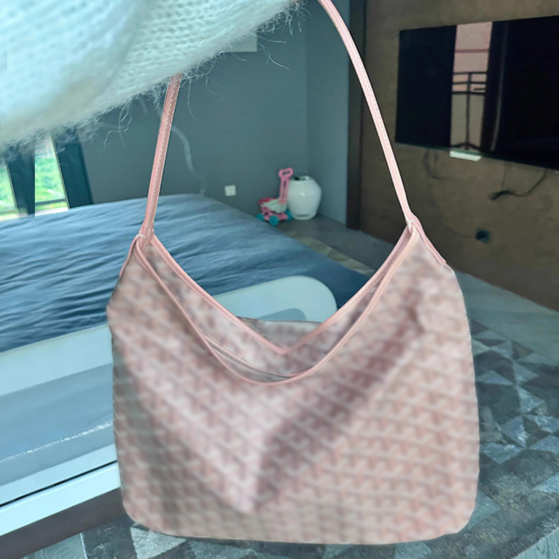Goya tote torba s dogtooth uzorkom, PU materijal, zatvarač, podstava od poliester-pamuk, karirani uzorak