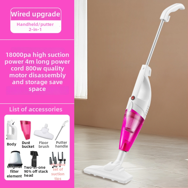 Kodu- ja auto tolmuimeja – käsitsi ja vardaga, 800W suurvõimsus, 4 m toitekaabel, 111–240V, tolmukastiga