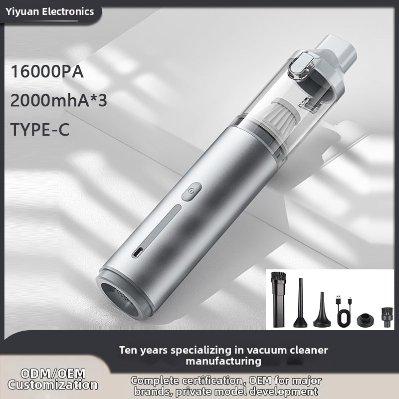 2-in-1 automobilový vysávač – ručný, bezdrôtový, nabíjateľný, 96W, 36V, 16000 Pa sacie
