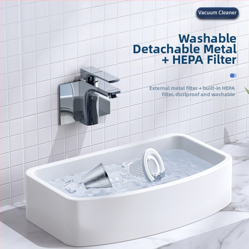 Juhtmevaba käsi-tolmuimeja auto jaoks, 50W, imemine 2100–3000 Pa, müratase 36–45 dB, sisseehitatud aku 1000–1600 mAh, kuiv tüüp, tolmukonteiner