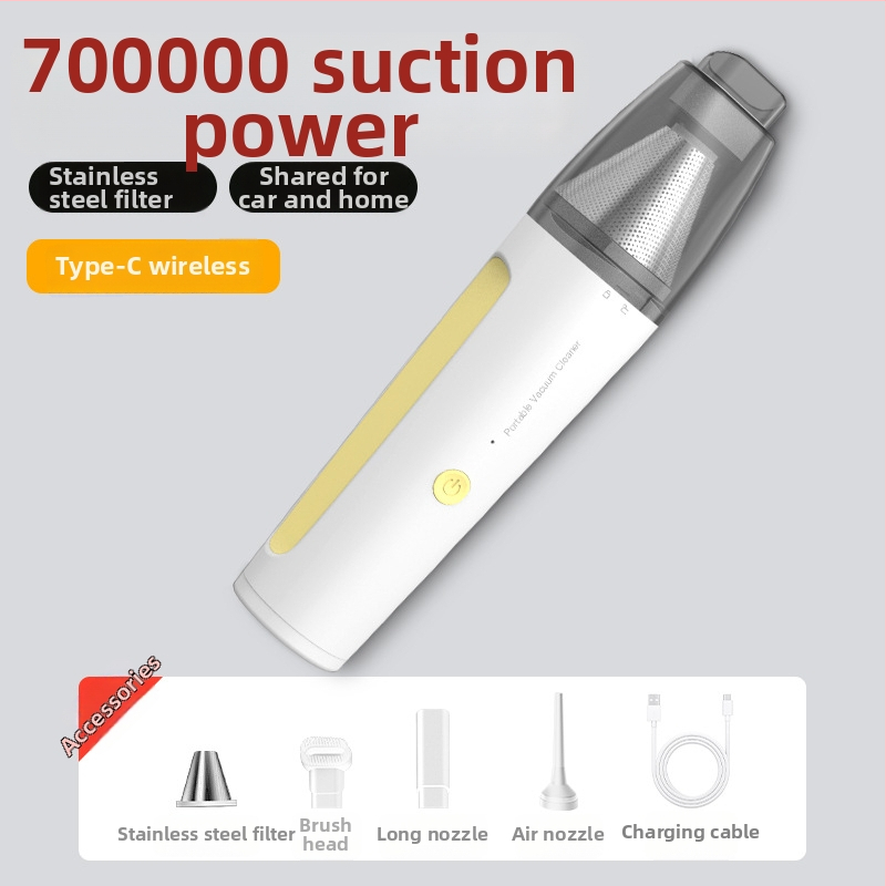 Juhtmevaba käsi-tolmuimeja auto jaoks, 50W, imemine 2100–3000 Pa, müratase 36–45 dB, sisseehitatud aku 1000–1600 mAh, kuiv tüüp, tolmukonteiner