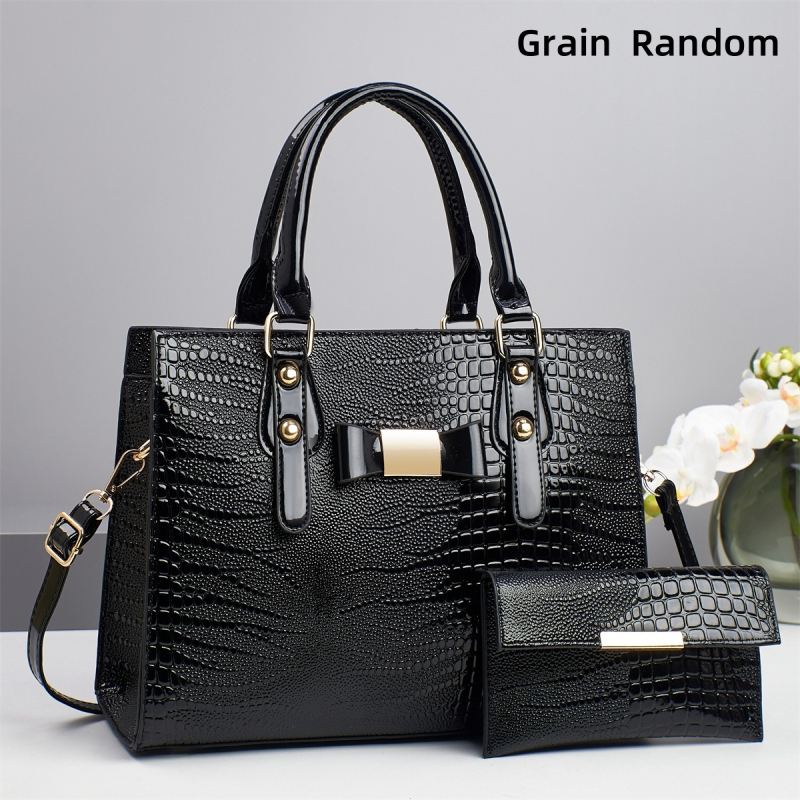 Ženska Tote torba, PU materijal, gradska jednostavnost, vertikalni kvadratni oblik, zatvarač, unutarnji džep, sintetička koža, ljeto 2025