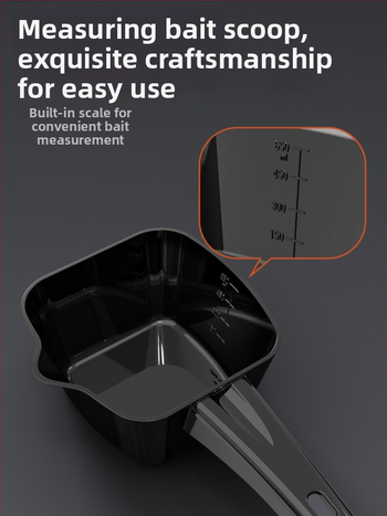 Vas de momeală cu capac - set de trei piese - interior antiaderent, adânc - plastic - Camper