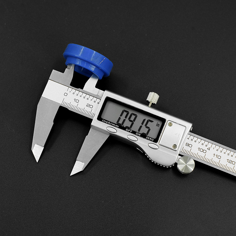 Електронен дигитален калипер, ABS въглеродна стомана, обхват 0–150 мм, резолюция 0.01 мм, точност 0.01 мм