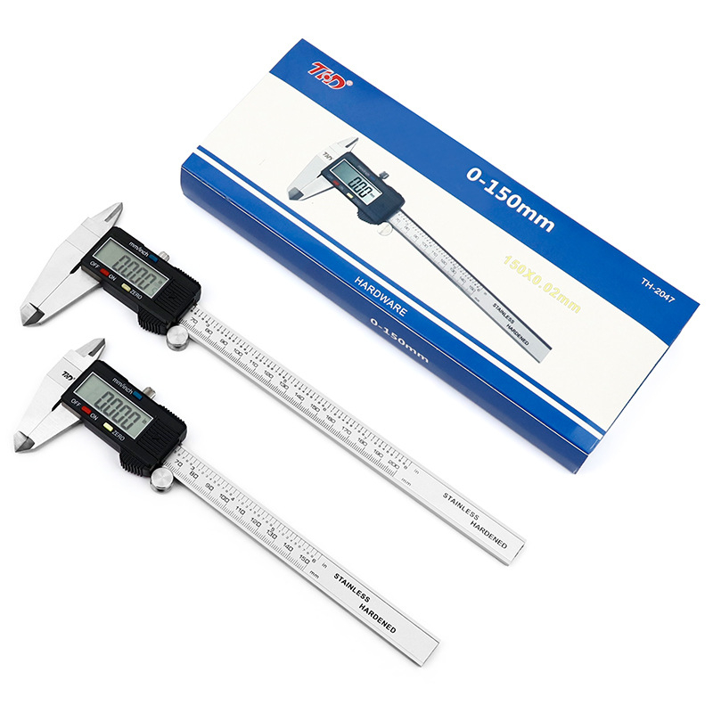 Digitális tolómérő jáde ékszerekhez - nagy pontosságú, elektronikus kijelző, mérési tartomány 0-150-200 mm, Tin hua da