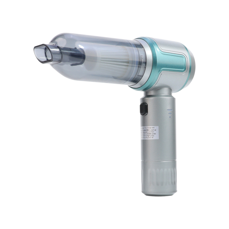 Kézi porszívó autóhoz és otthonhoz, erős szívóerővel, vezeték nélküli, töltőre tölthető, 11.1V, 100W, 16000 Pa